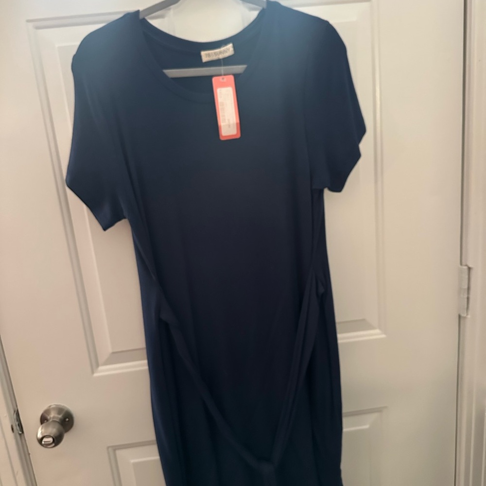Navy Blue Midi Dress 78&Sunny